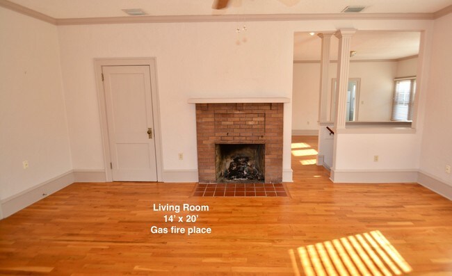 Living Room - gas fireplace - 646 E Ridgewood St