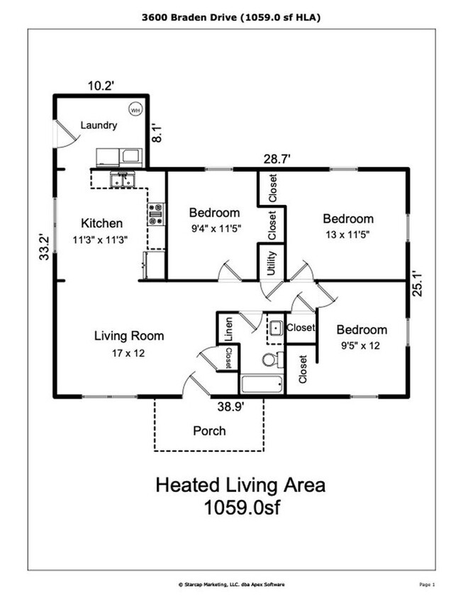 Building Photo - Updated 3BD/1BA Ranch