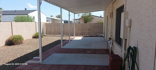 Back patio - 10955 N 79th Ave