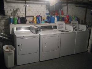 coin op laundry in the basement - 191 Wooster St