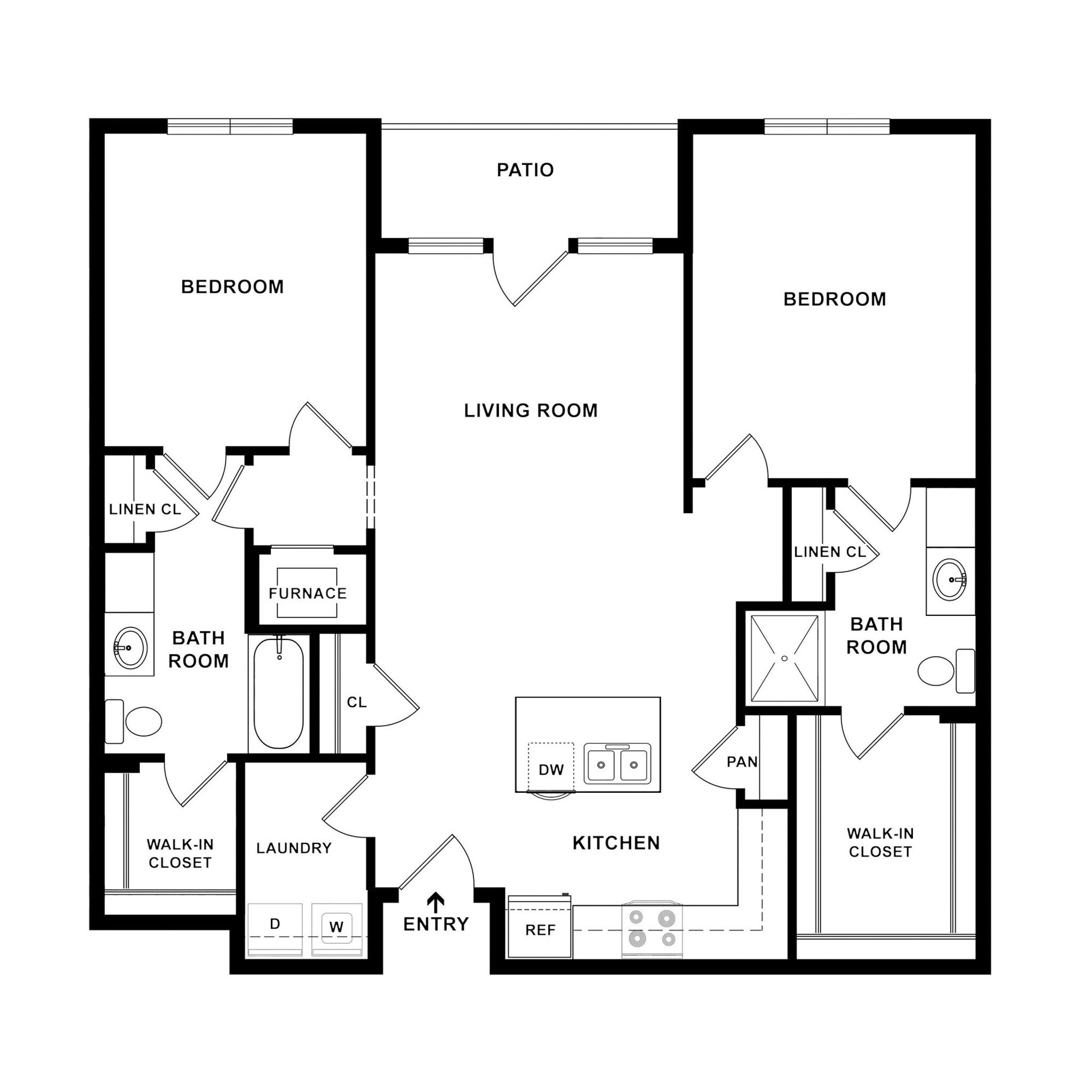 Carrington Court - Seniors 55+ – 2 Bedroom Traditions Craftsman Premier