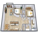 Westcourt - Two Bedroom - Plan 21B