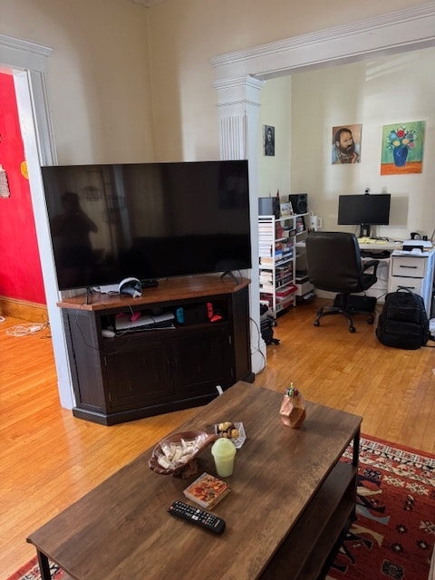 Living room & office area - 271 Boston Ave