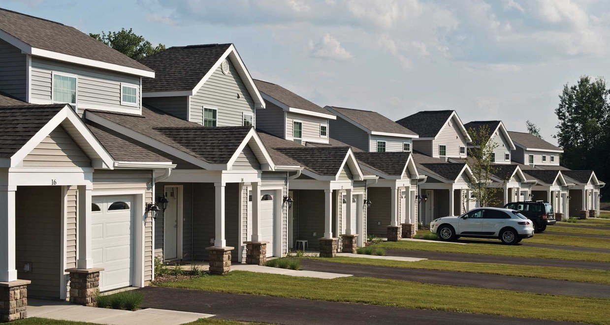 Private Attached Garages with each and every apartment - Deerfield Place