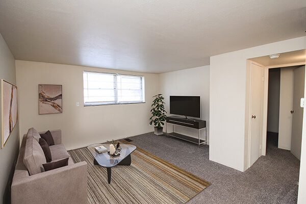 Spacious Living Room - Valley Park Apartments