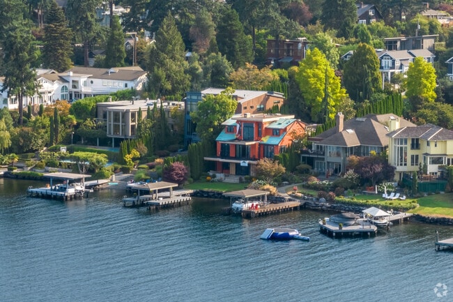 Mercer Island features some of the most stunning waterfront properties in Seattle.