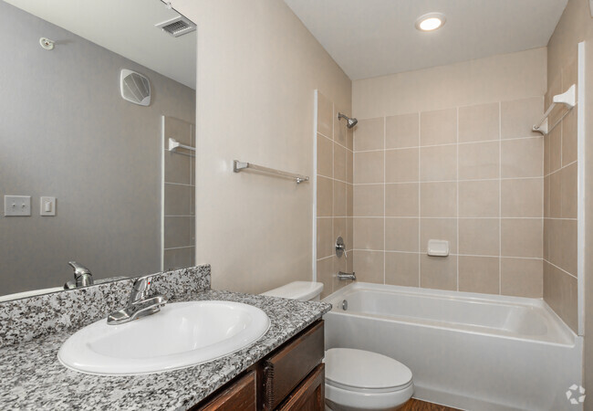 1BR, 1BA - 738SF Bathroom - Residences at the Landing