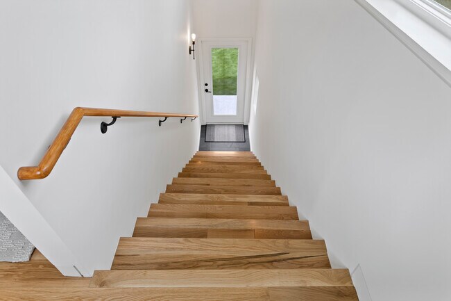 One flight of wooden stairs - 2250 6th Ave N