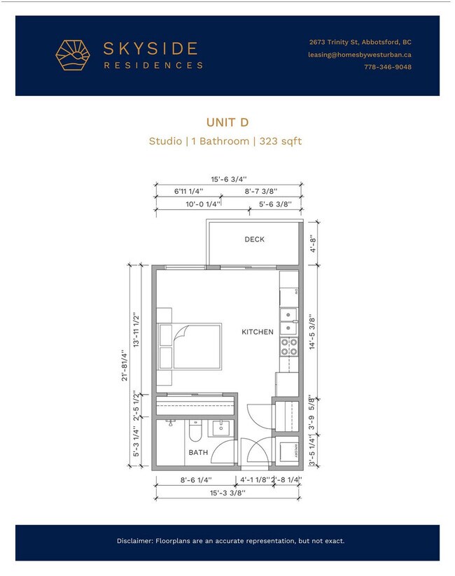 Plan d'étage - Skyside Residences