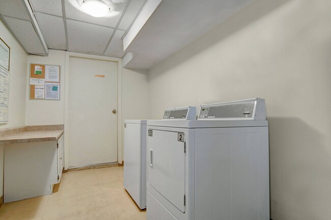 A shared laundry facility for residents - Kingsmere