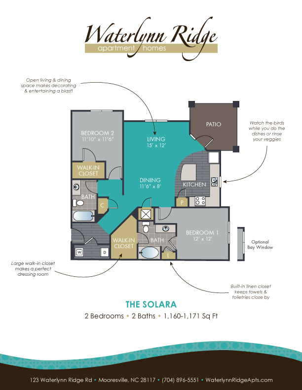 Primary Photo - Solara- Two bedroom, Two Bathroom- 1160 Sqft