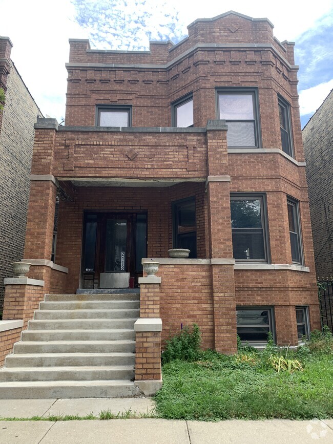 Front Porch, First Floor Apartment to right - 2113 N Springfield Ave