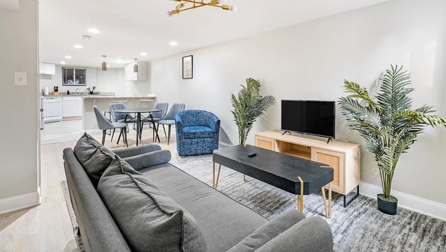 Open concept family room - 4322 14th St NW Townhome