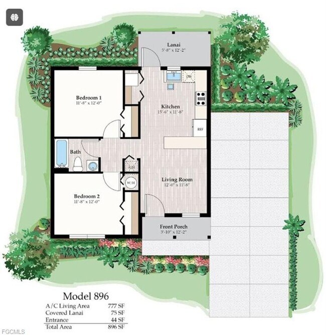 Building Photo - Brand new 2/1 -LARGE BACK YARD- LEHIGH ACRES