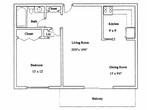 1 Bedroom 1 Bath