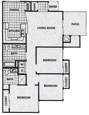 3HAB/2BA - Stonecreek Apartments