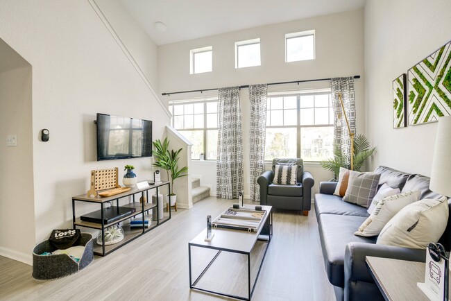 Renovated Living Room - The Grove at Mankato