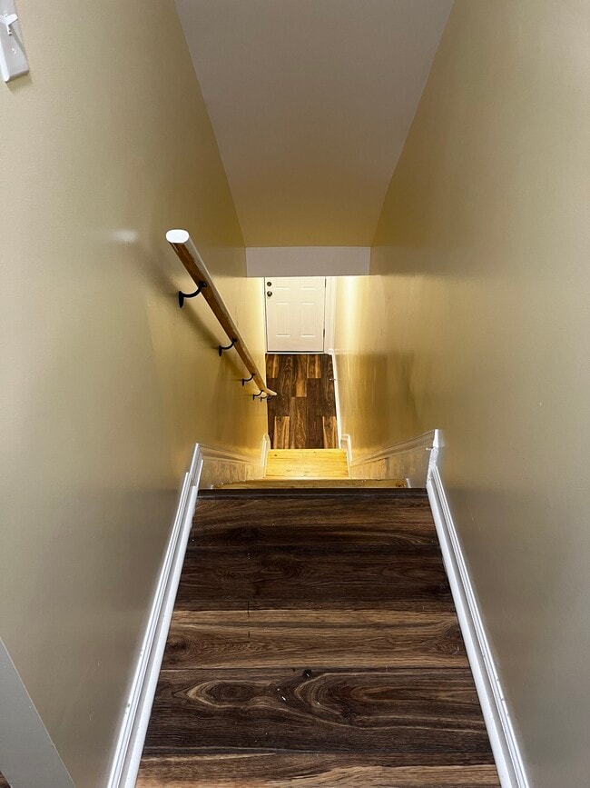 View from Top of Stairs of Apartment - 2210 Jessup St