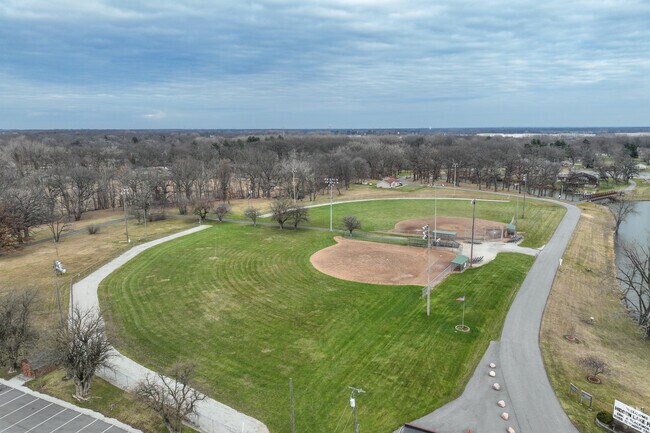 Residents love playing baseball at Hidden Lake Park.