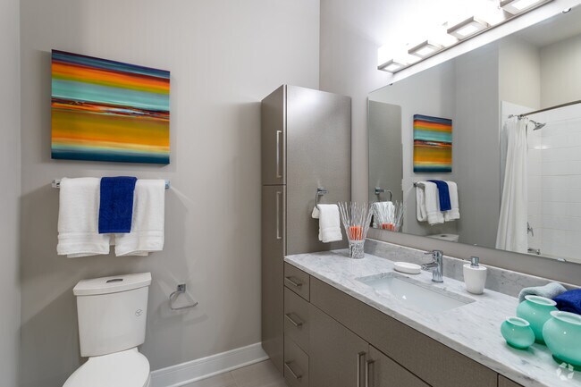 2HAB, 2BA - Modelo 1,053 ft² - The Barton Apartments