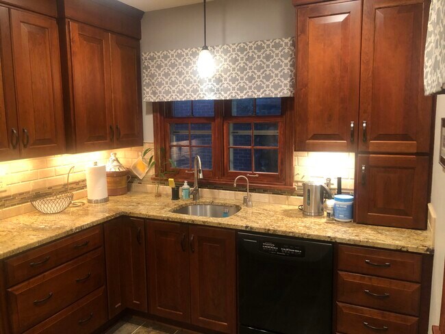 Cocina con lavavajillas y filtro de agua en el fregadero. - 4119 N Newhall St