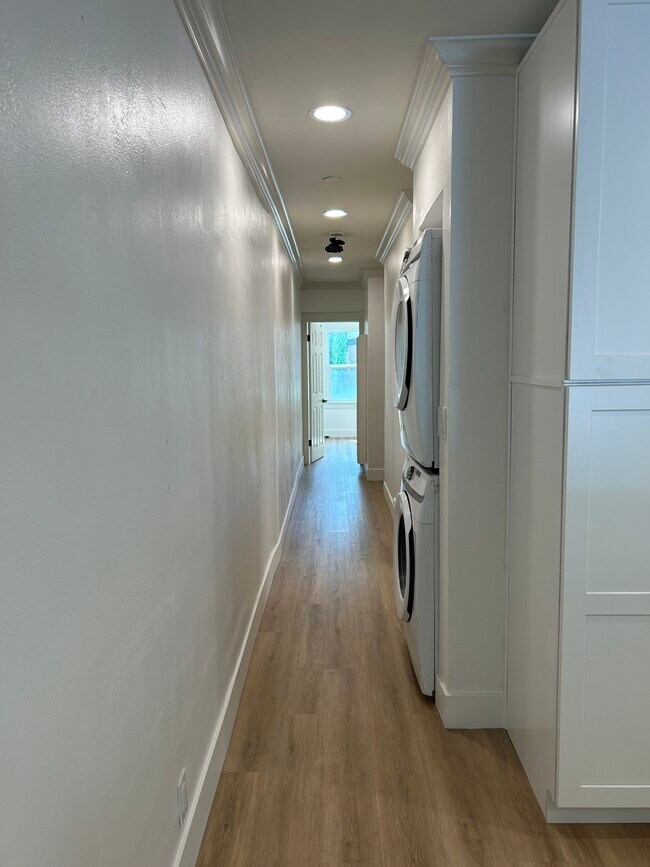 In-unit W/D in hallway - 1139 S Highland Ave