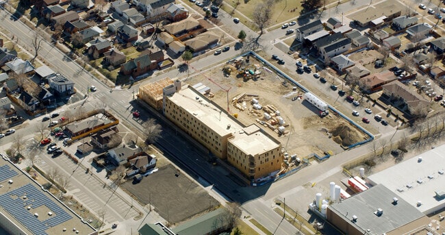 Aerial Photo - 3701-3749 York St