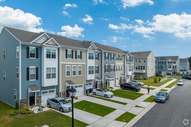 New construction townhomes in Essex range from mid-$100Ks to low-$500Ks.