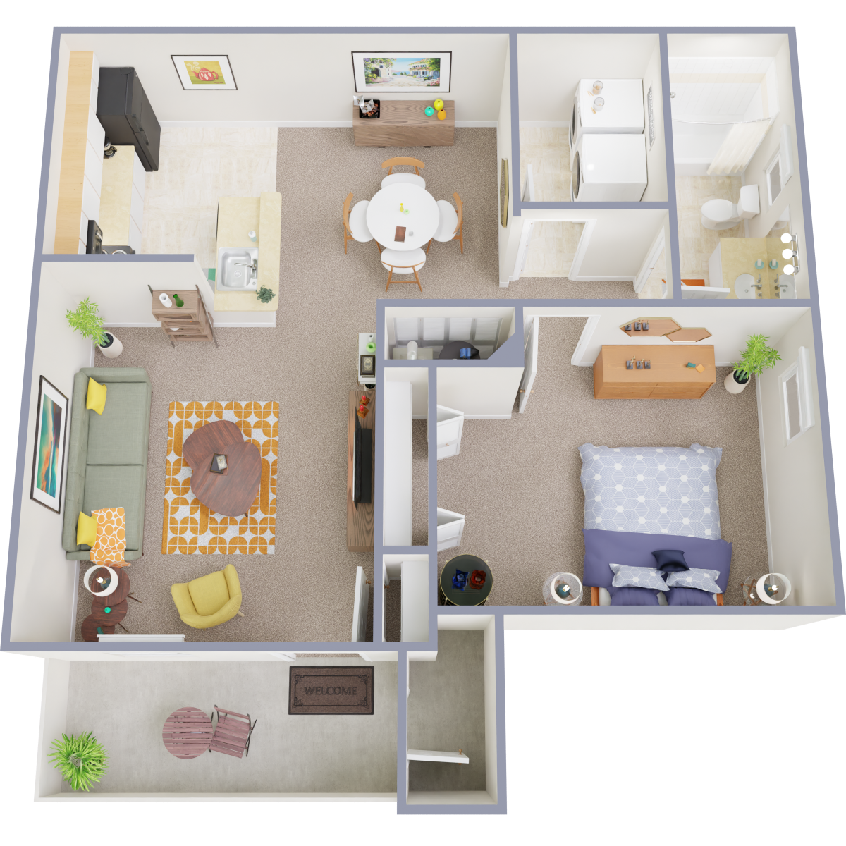 Terraces at Northridge – 1Bedroom 1Bath