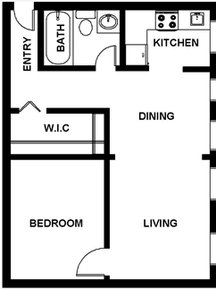 1BR/1BA - The Joey Ray