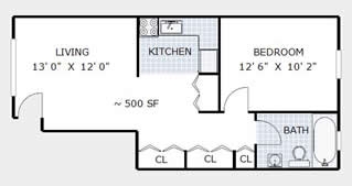 1br/1ba - Regency Court Apartments