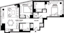 2 Bedroom, 2 Bath- hsr-2x2n