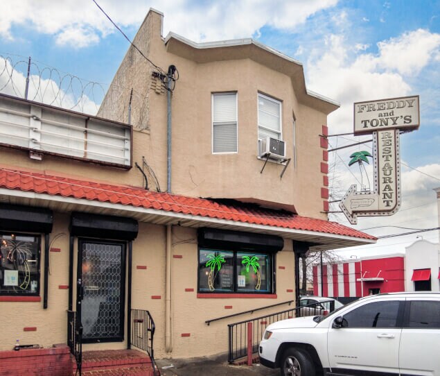 Enjoy authentic Puerto Rican cuisine at Freddy & Tony's in the Fairhill neighborhood.