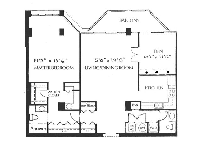 Floor Plan - 1530 Key Blvd