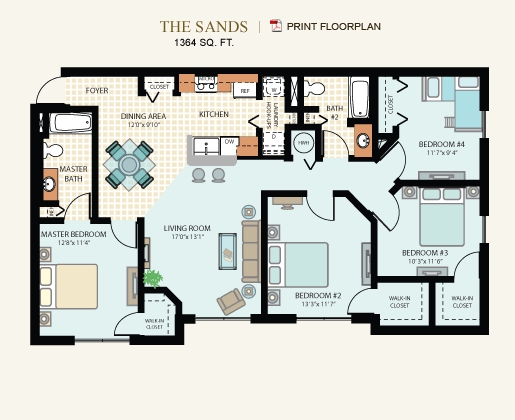 The Sands - Spanish Trace Apartment