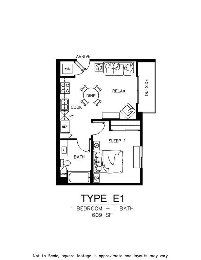 Building Photo - Unit Type: E1 | 1 Bed | 1 Bath