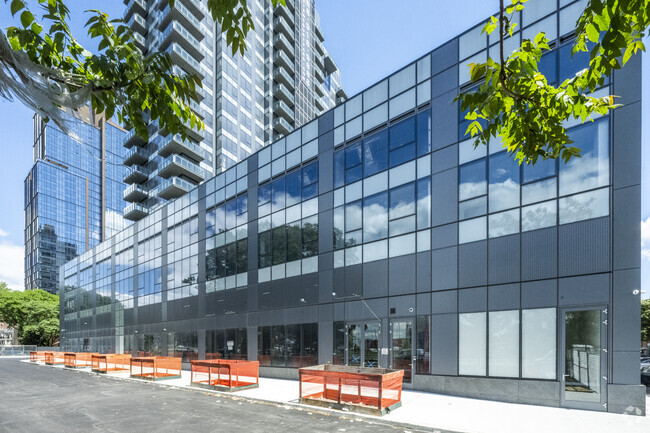 Building's commercial space - Bayview Courtyard