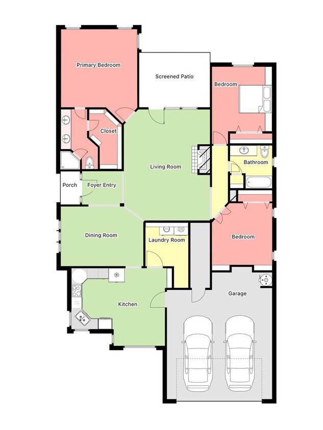 Building Photo - 3-Bed 2-Bath Garden Home at The Cottages o...