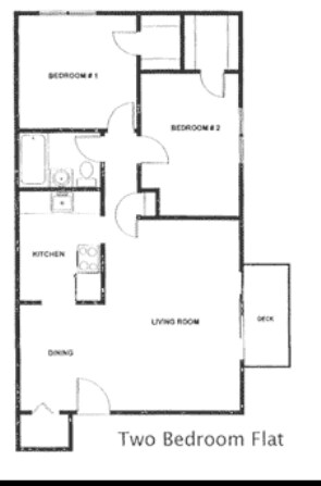 Rosewood Park Apartments – 2 Bedroom 1 Bath