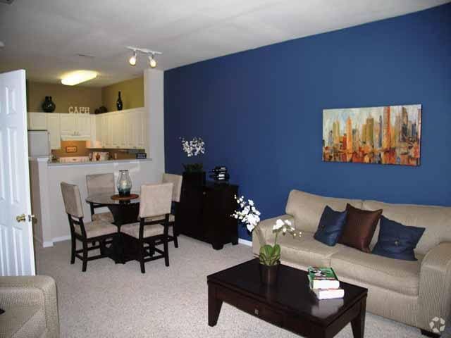 Magnolia Townhome Living Room/Dining Room - Estates at New Albany