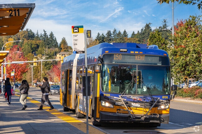 Buses route throughout the area.