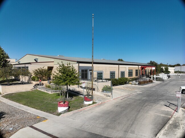 Exterior 3D - SOUTH SIDE Living + Maker Spaces