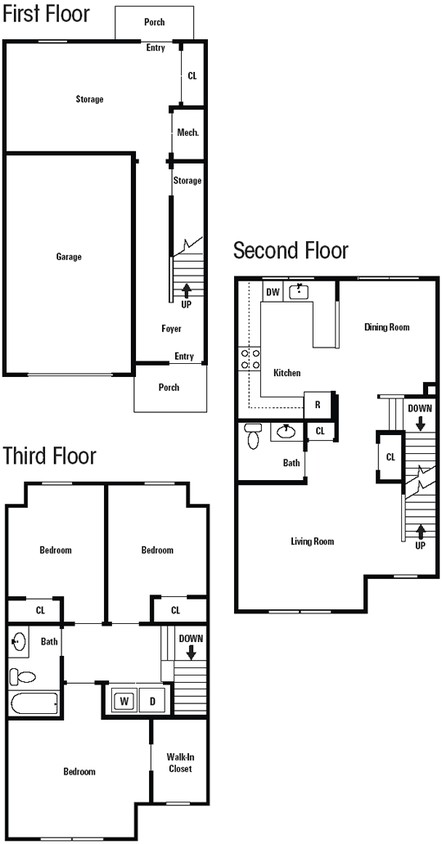 3 HAB/1.5 BA - Foxtail Crossing Townhouses