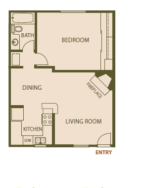 1HAB/1BA - Richmond Court