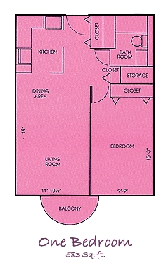 1BR/1BA - Lilac Ledge Apartments