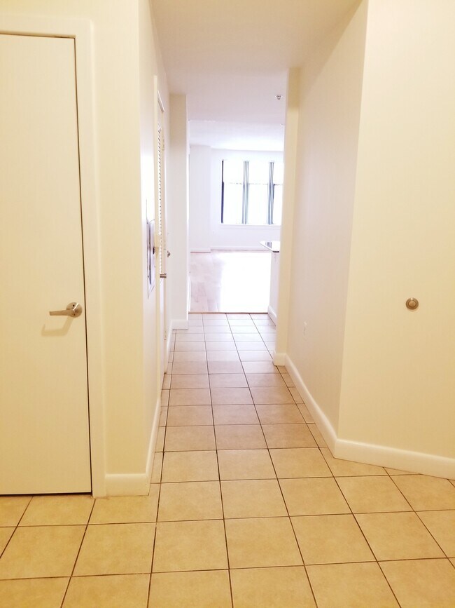 Hallway to living area - 400 Massachusetts Ave NW