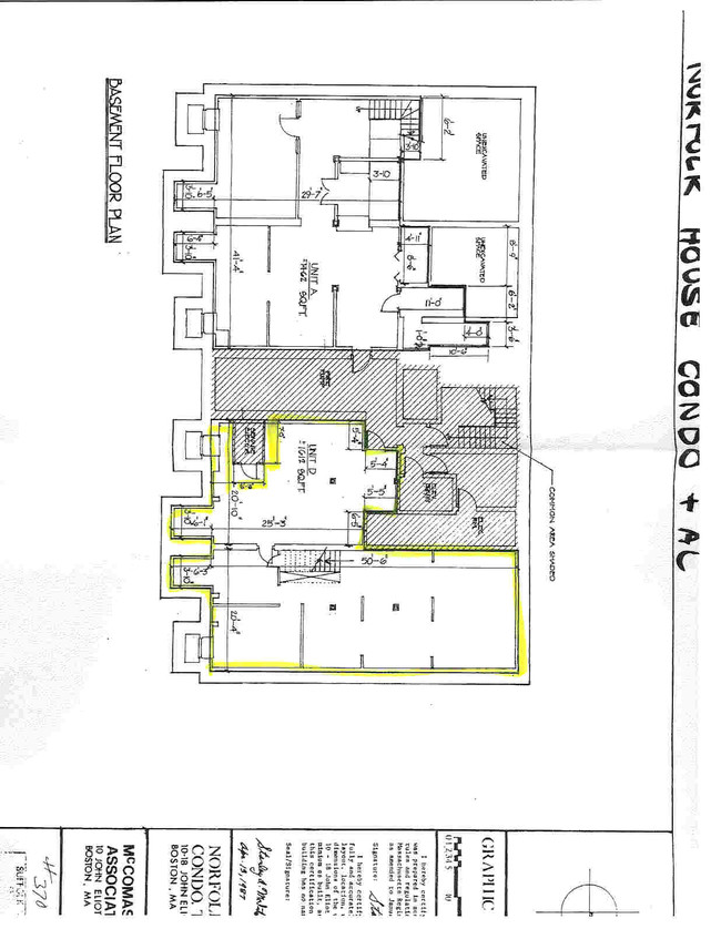 plano de planta - Marcus Garvey Gardens Apartments