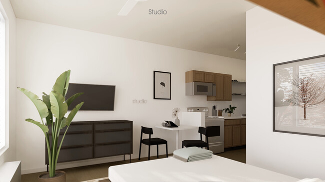 Studio - Living Area - Studios340 - BRAND NEW LUXURY APARTMENTS!