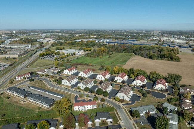 Aerial Photo - The Brittany's Apartments and Townhomes