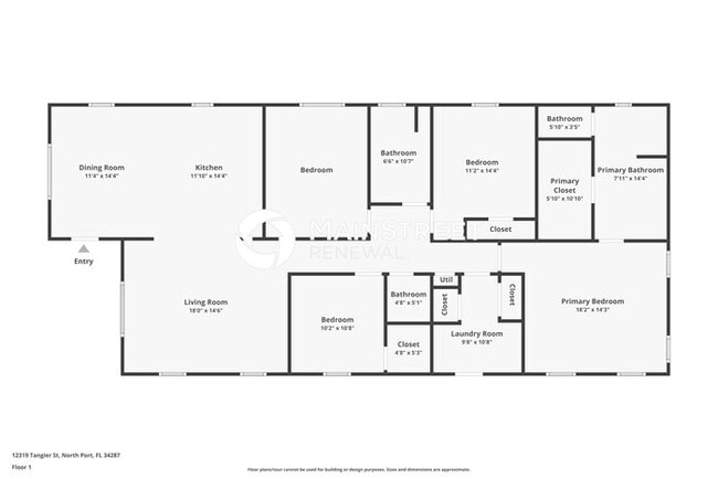 Building Photo - 4 Bedroom Pet-Friendly Home in North Port, FL with Main Street Renewal